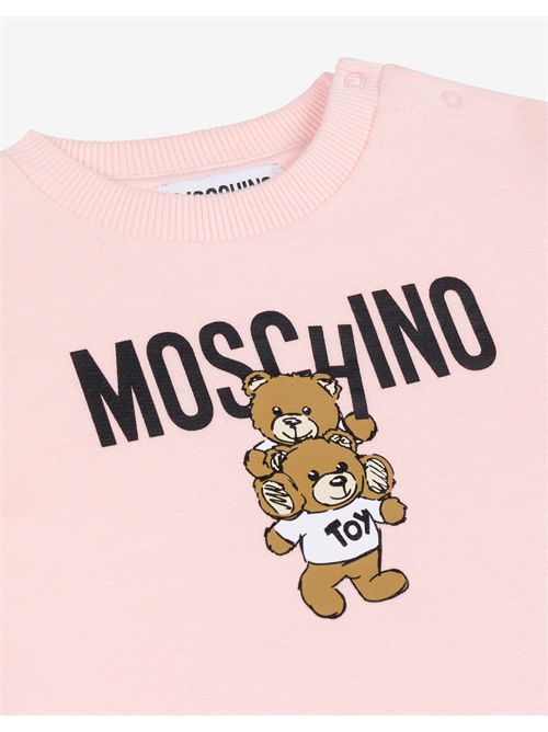 abito bambina rosa MOSCHINO KIDS | MDV0BNLCA14/50209